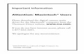 Attention: Macintosh* Users