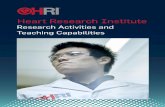 Research Activities and Teaching Capabilities
