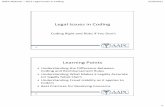 Legal Issues in Coding - AAPC