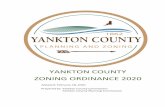 YANKTON COUNTY ZONING ORDINANCE 2020