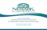 WATER AND WASTEWATER STANDARDS AND SPECIFICATIONS
