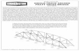 N Structure Kit SINGLE-TRACK ARCHED PRATT TRUSS BRIDGE
