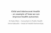 Child and Adolescent Health - presentation