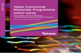 REPORT 2/2014 Tekes Functional Materials Programme 2007–2013