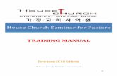 House Church Training Manual for Pastors Feb2016