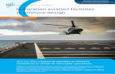 Integration aviation facilities in offshore design