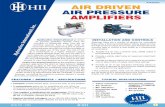 AA500C HII AIR DRIVEN AIR PRESSURE AMPLIFIERS