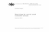 Nursing in rural and remote areas