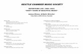 SEATTLE CHAMBER MUSIC SOCIETY