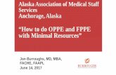 “How to do OPPE and FPPE with Minimal Resources”