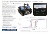 Rapidly Characterize Ferroelectric Devices over Variable ...