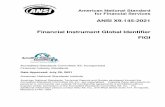 ANSI X9.145-2021 Financial Instrument Global Identifier FIGI