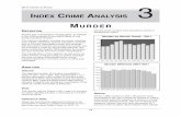 INDEX CRIME ANALYSIS 3 MURDER