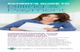 PATIENT’S GUIDE TO Billing & ay Pmt ne