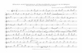 Theme and Variation of Pachelbel's Canon in D Major