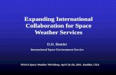 Expanding International Collaboration for Space Weather ...