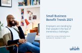 Small Business Benefit Trends 2021 - Unum
