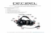 Congratulations on your purchase of the DECIBEL™ high ...