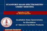 STANFORD MASS SPECTROMETRY USERS’ MEETING