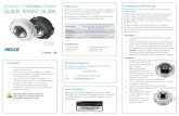 QUICK START GUIDE The Evolution Outdoor Dome camera is IP ...