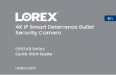 4K IP Smart Deterrence Bullet Security Camera