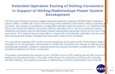 Extended Operation Testing of Stirling Convertors in ...