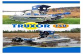 Truxor amphibious machines - since 1994
