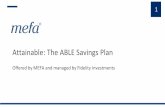 Attainable: The ABLE Savings Plan - MEFA