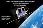 Thermal Vacuum and Control of Spacecraft VED’s
