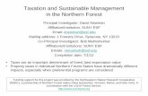 Taxation and Sustainable Management in the Northern Forest