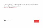 Border Controller Oracle® Communications Session Security ...