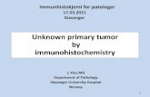 Unknown primary tumor by immunohistochemistry