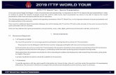 2019 ITTF World Tour– Sports Presentation