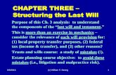 CHAPTER THREE Structuring the Last Will