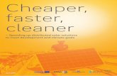 Cheaper, faster, cleaner -