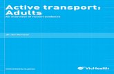 Active transport: Adults - VicHealth - Home