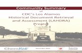 Community Summary of CDC's LAHDRA Project