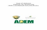 State of Alabama Ambient Air Monitoring 2010 Consolidated