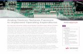 Analog Devices Reduces Exposure to Unplanned Operating ...