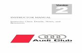 INSTRUCTOR MANUAL - Audi Club North America
