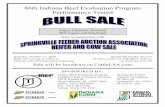 86th Indiana Beef Evaluation Program Performance Tested