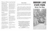 Mirror Lake Winter Map - Madison Nordic Ski Club
