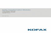 Kofax Transformation Modules Thin Client Server ...
