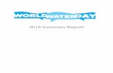 2013 Summary Report - WASH Advocates