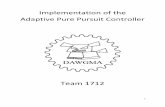 Implementation of the Adaptive Pure Pursuit Controller
