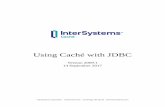 Using Caché with JDBC - InterSystems