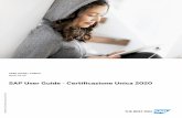 SAP User Guide - Certificazione Unica 2020