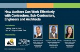 How Auditors Can Work Effectively with Contractors, Sub ...
