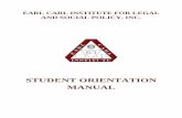 STUDENT ORIENTATION MANUAL - tsulaw.edu