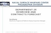 DEPARTMENT 20 OVERVIEW AND CONTRACTS FORECAST
